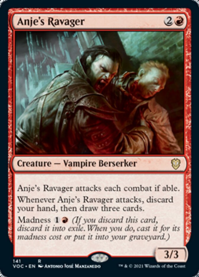 Anje's Ravager [Innistrad: Crimson Vow Commander] | The Time Vault CA