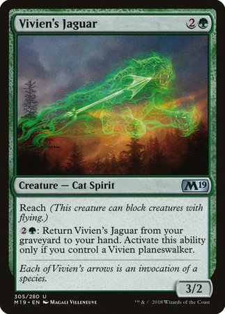 Vivien's Jaguar [Core Set 2019] | The Time Vault CA