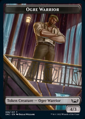 Ogre Warrior // Dog Double-sided Token [Streets of New Capenna Tokens] | The Time Vault CA