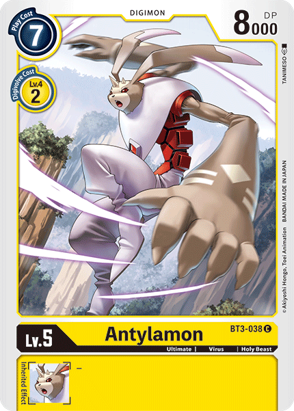 Antylamon [BT3-038] [Release Special Booster Ver.1.5] | The Time Vault CA