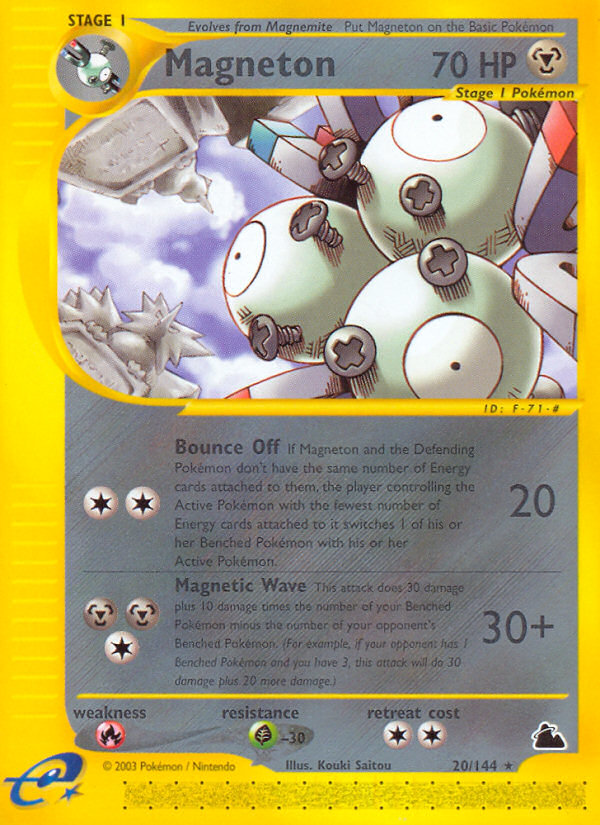 Magneton (20/144) [Skyridge] | The Time Vault CA