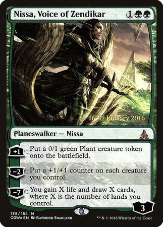 Nissa, Voice of Zendikar [Oath of the Gatewatch Promos] | The Time Vault CA