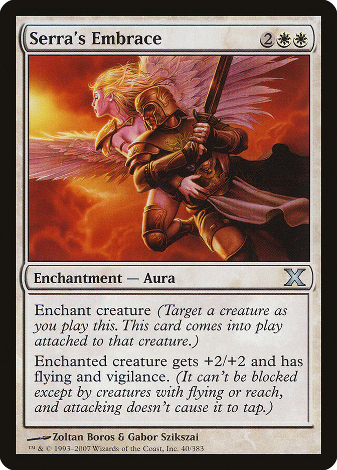 Serra's Embrace [Tenth Edition] | The Time Vault CA
