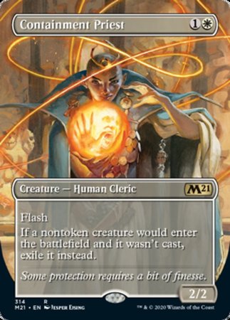 Containment Priest (Borderless) [Core Set 2021] | The Time Vault CA