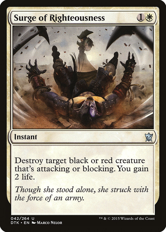 Surge of Righteousness [Dragons of Tarkir] | The Time Vault CA