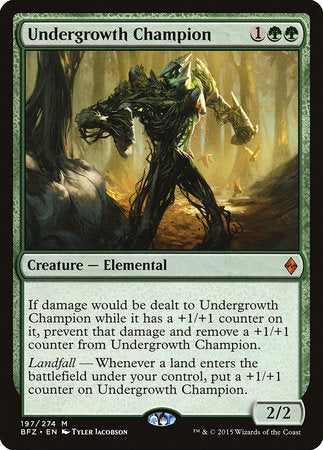Undergrowth Champion [Battle for Zendikar] | The Time Vault CA