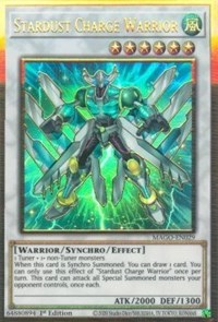 Stardust Charge Warrior [MAGO-EN029] Gold Rare | The Time Vault CA