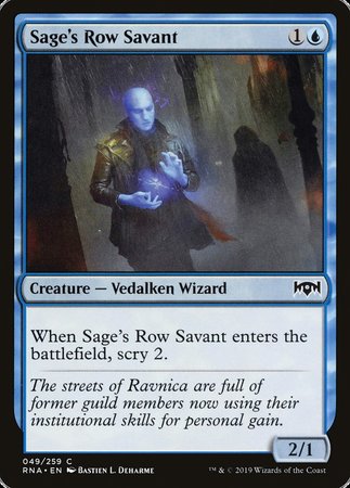 Sage's Row Savant [Ravnica Allegiance] | The Time Vault CA