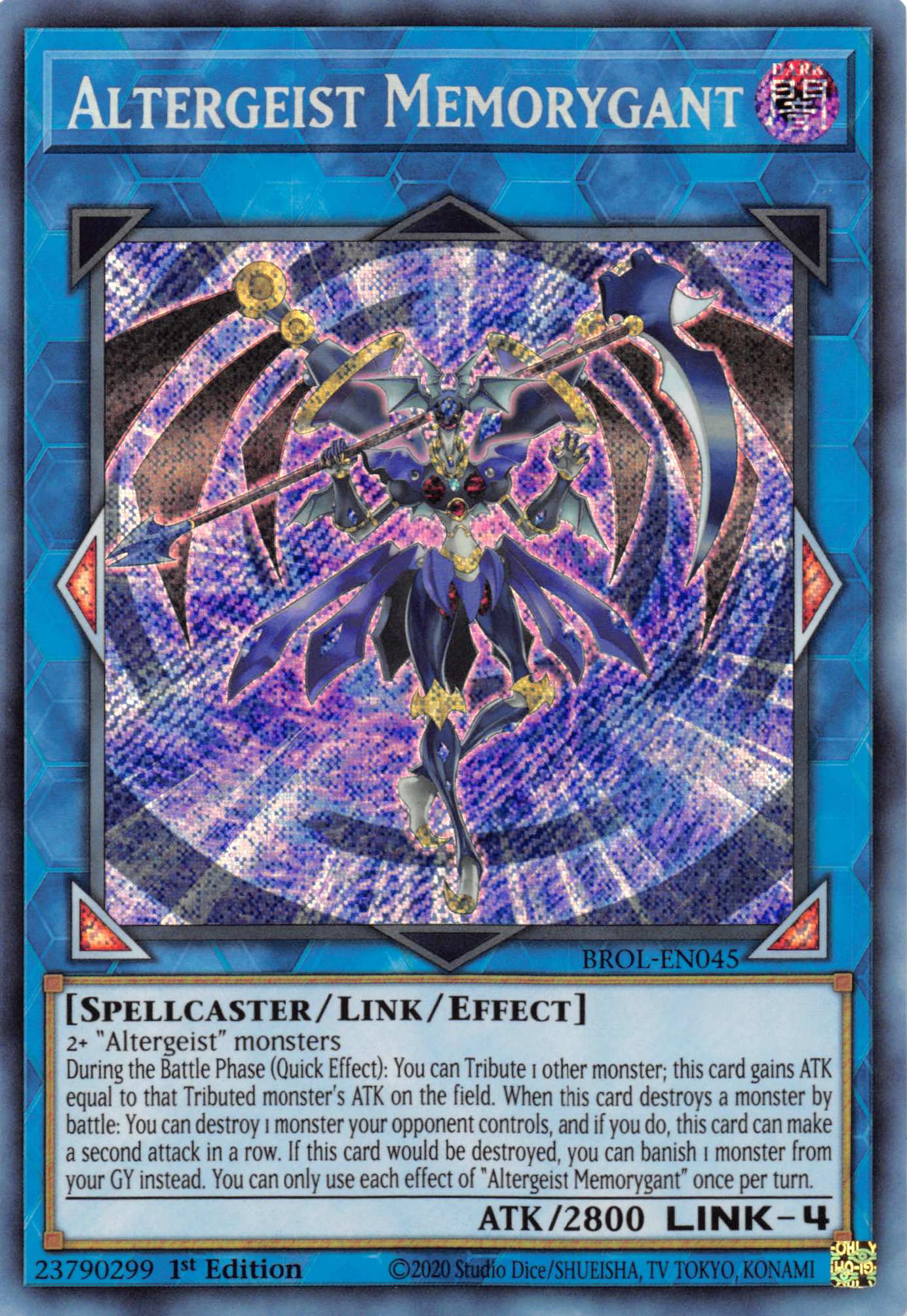 Altergeist Memorygant [BROL-EN045] Secret Rare | The Time Vault CA