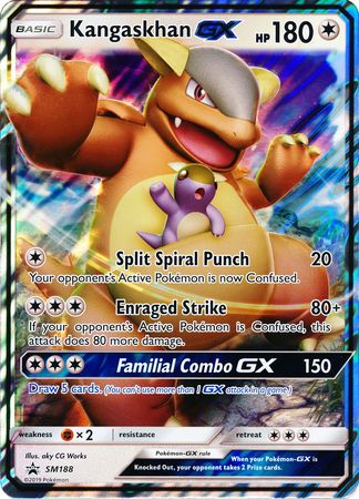 Kangaskhan GX (SM188) (Jumbo Card) [Sun & Moon: Black Star Promos] | The Time Vault CA