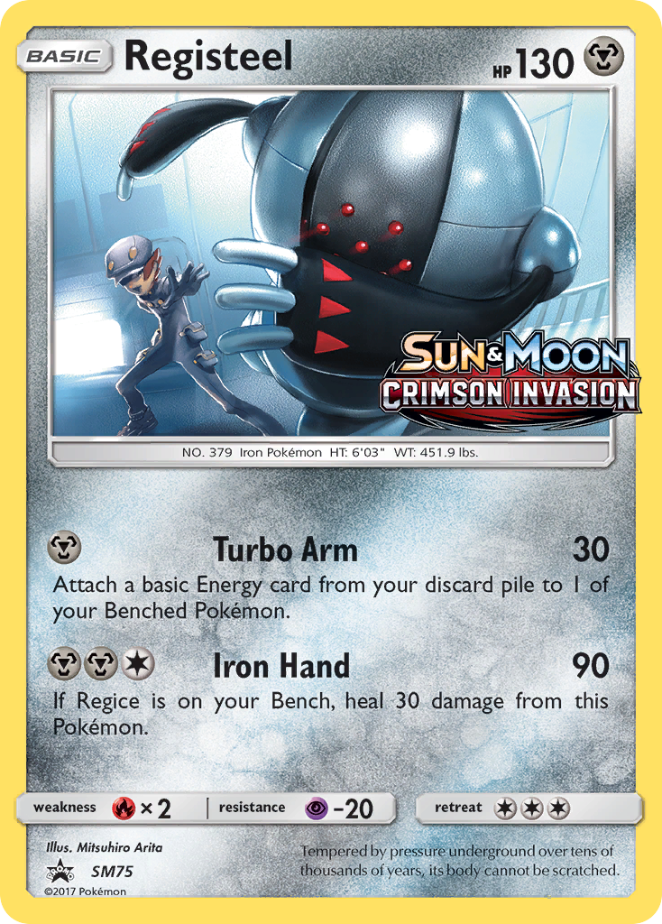 Registeel (SM75) [Sun & Moon: Black Star Promos] | The Time Vault CA