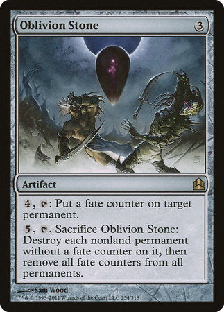 Oblivion Stone [Commander 2011] | The Time Vault CA