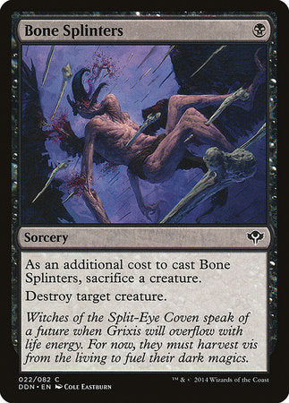 Bone Splinters [Duel Decks: Speed vs. Cunning] | The Time Vault CA