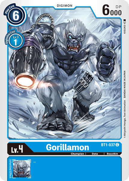 Gorillamon [BT1-037] [Release Special Booster Ver.1.0] | The Time Vault CA