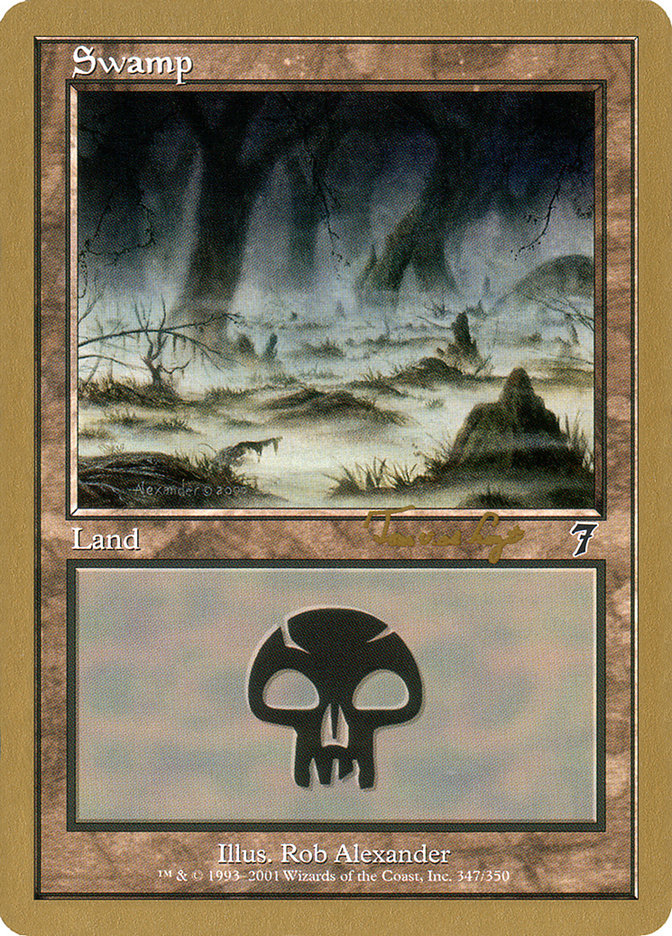 Swamp (tvdl347) (Tom van de Logt) [World Championship Decks 2001] | The Time Vault CA