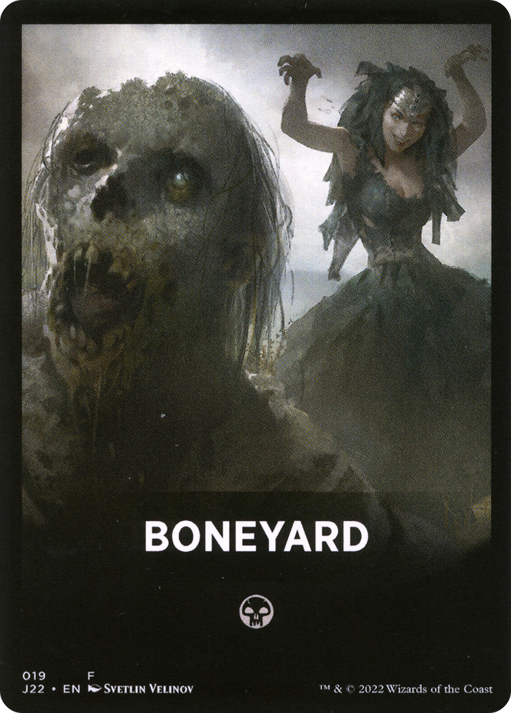 Boneyard Theme Card [Jumpstart 2022 Front Cards] | The Time Vault CA