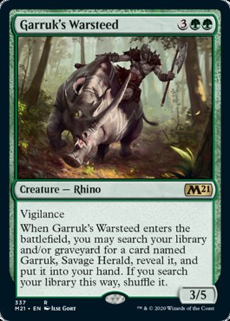 Garruk's Warsteed [Core Set 2021] | The Time Vault CA