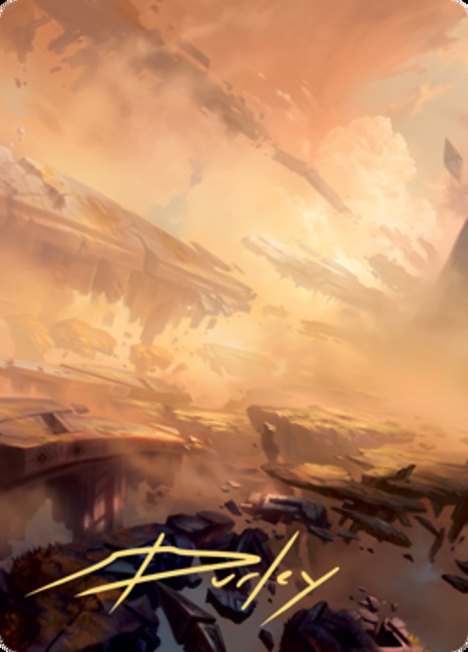 Plains 1 Art Card (Gold-Stamped Signature) [Zendikar Rising Art Series] | The Time Vault CA