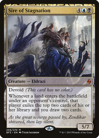 Sire of Stagnation [Battle for Zendikar] | The Time Vault CA