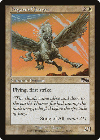 Pegasus Charger [Urza's Saga] | The Time Vault CA