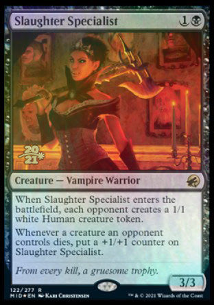 Slaughter Specialist [Innistrad: Midnight Hunt Prerelease Promos] | The Time Vault CA