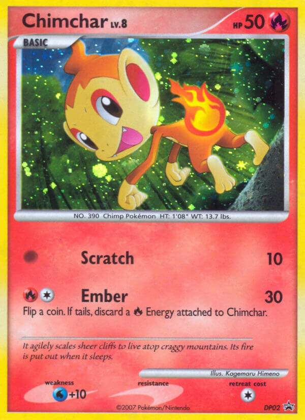 Chimchar (DP02) [Diamond & Pearl: Black Star Promos] | The Time Vault CA