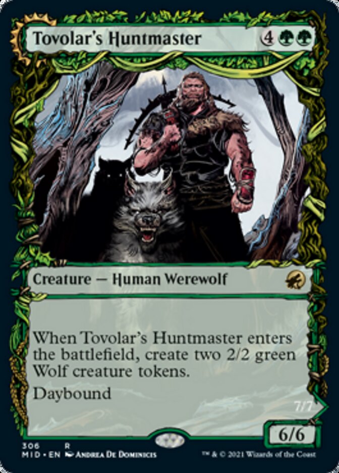 Tovolar's Huntmaster // Tovolar's Packleader (Showcase Equinox) [Innistrad: Midnight Hunt] | The Time Vault CA