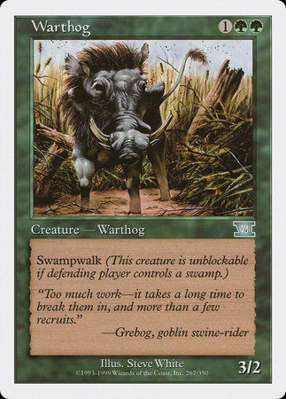 Warthog [Classic Sixth Edition] | The Time Vault CA
