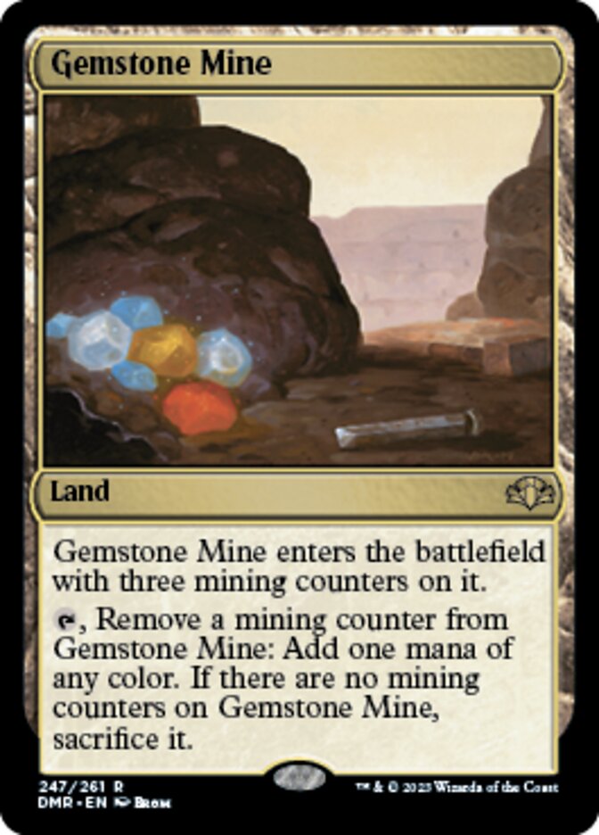 Gemstone Mine [Dominaria Remastered] | The Time Vault CA