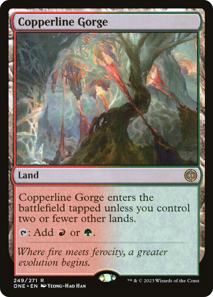 Copperline Gorge [Phyrexia: All Will Be One] | The Time Vault CA