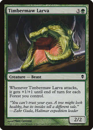 Timbermaw Larva [Zendikar] | The Time Vault CA