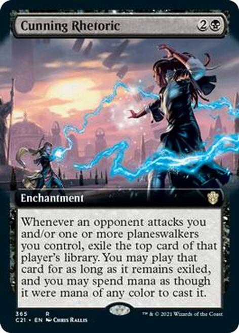 Cunning Rhetoric (Extended) [Commander 2021] | The Time Vault CA