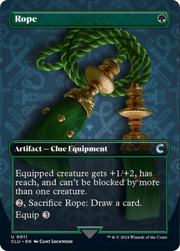 Rope (Borderless) [Ravnica: Clue Edition] | The Time Vault CA