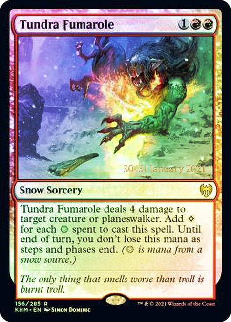 Tundra Fumarole  [Kaldheim Prerelease Promos] | The Time Vault CA