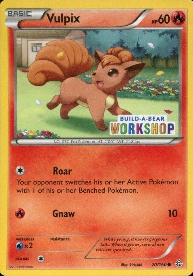 Vulpix (20/160) (Build A Bear Workshop Exclusive) [XY: Primal Clash] | The Time Vault CA