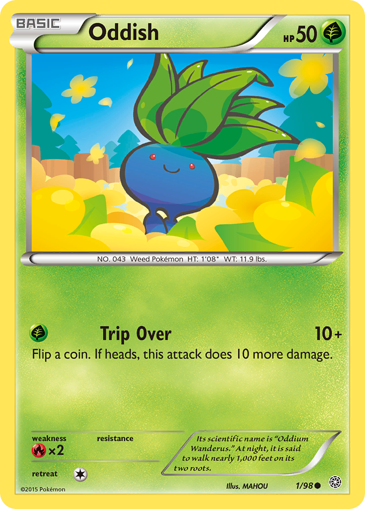 Oddish (1/98) [XY: Ancient Origins] | The Time Vault CA