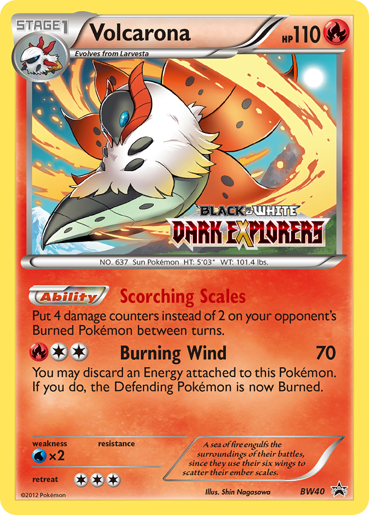 Volcarona (BW40) [Black & White: Black Star Promos] | The Time Vault CA