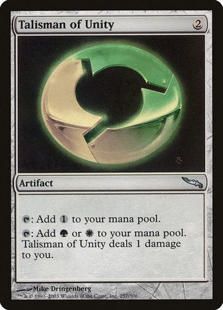 Talisman of Unity [Mirrodin] | The Time Vault CA