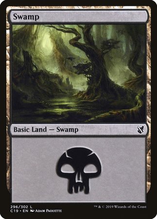Swamp (296) [Commander 2019] | The Time Vault CA