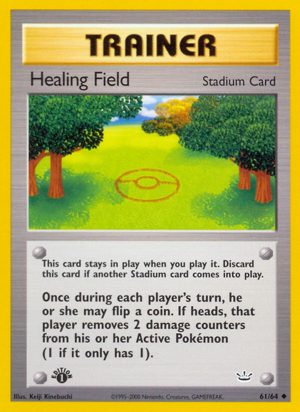 Healing Field (61/64) [Neo Revelation 1st Edition] | The Time Vault CA