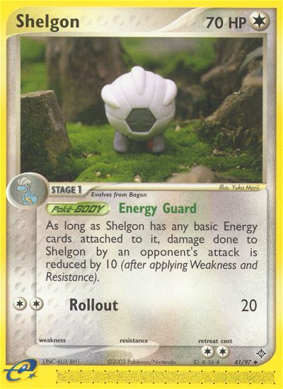 Shelgon (41/97) [EX: Dragon] | The Time Vault CA