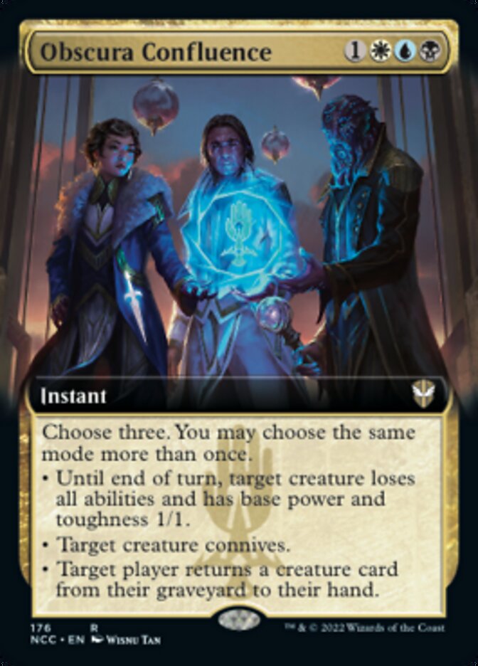 Obscura Confluence (Extended Art) [Streets of New Capenna Commander] | The Time Vault CA
