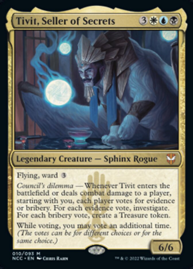 Tivit, Seller of Secrets [Streets of New Capenna Commander] | The Time Vault CA