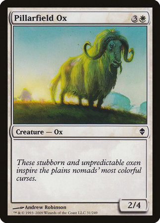 Pillarfield Ox [Zendikar] | The Time Vault CA