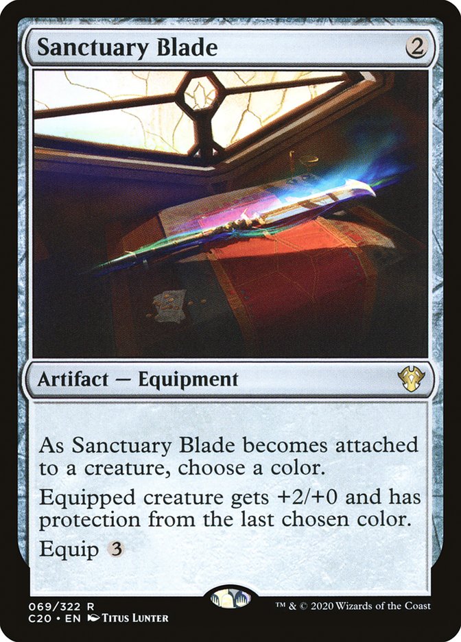 Sanctuary Blade [Commander 2020] | The Time Vault CA