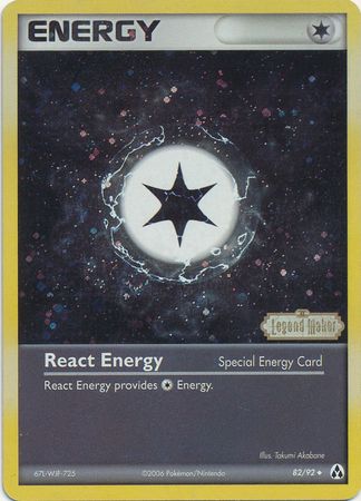 React Energy (82/92) (Stamped) [EX: Legend Maker] | The Time Vault CA