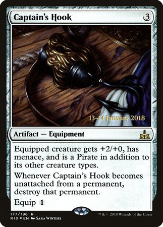 Captain's Hook [Rivals of Ixalan Promos] | The Time Vault CA