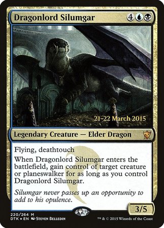 Dragonlord Silumgar [Dragons of Tarkir Promos] | The Time Vault CA