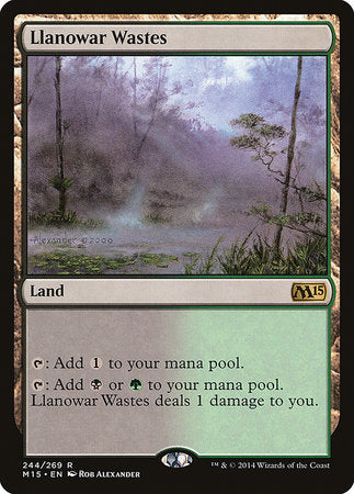 Llanowar Wastes [Magic 2015] | The Time Vault CA