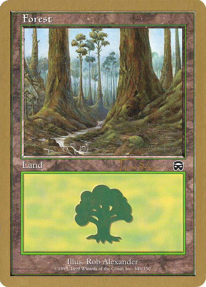 Forest (jt349) (Jan Tomcani) [World Championship Decks 2001] | The Time Vault CA